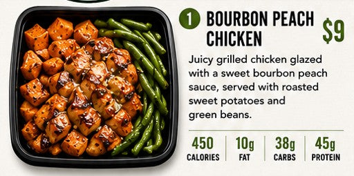 BOURBON PEACH CHICKEN
