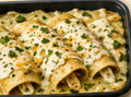 1. CHICKEN GREEN CHILE ENCHILADA