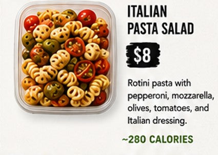 Italian Pasta Salad Cups