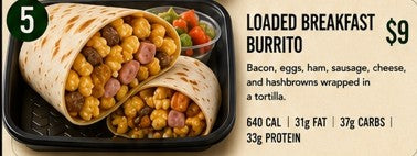 LOADED BREAKFAST BURRITO