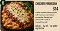 GRILLED CHICKEN PARMESAN