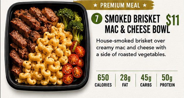 Smoked Brisket Mac n Cheese Bowl