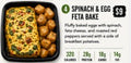 Spinach Egg and Feta Bake